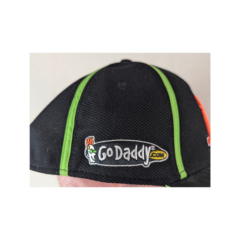 Danica Patrick Hat Black Chase Authentics #10 Go Daddy Nascar FItted Cap OS‎ - Picture 5 of 7